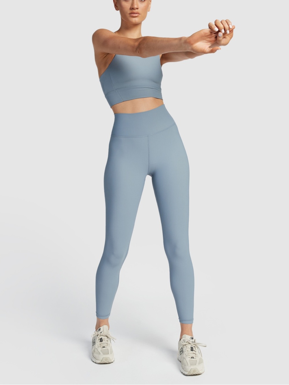 WILO Base Ribbed 7/8 Leggings Light Sky Blue